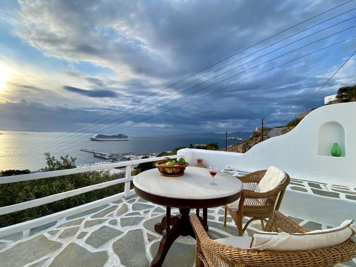 Anemones Sea View Apartment Mykonos Town Bagian luar foto