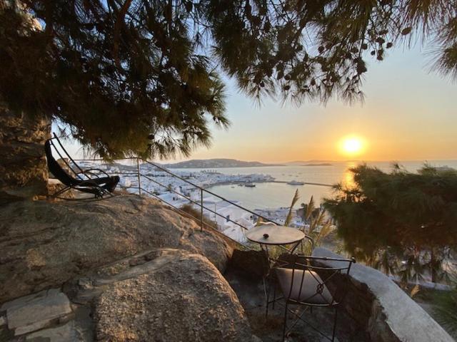 Anemones Sea View Apartment Mykonos Town Bagian luar foto