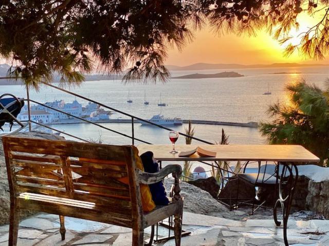 Anemones Sea View Apartment Mykonos Town Bagian luar foto