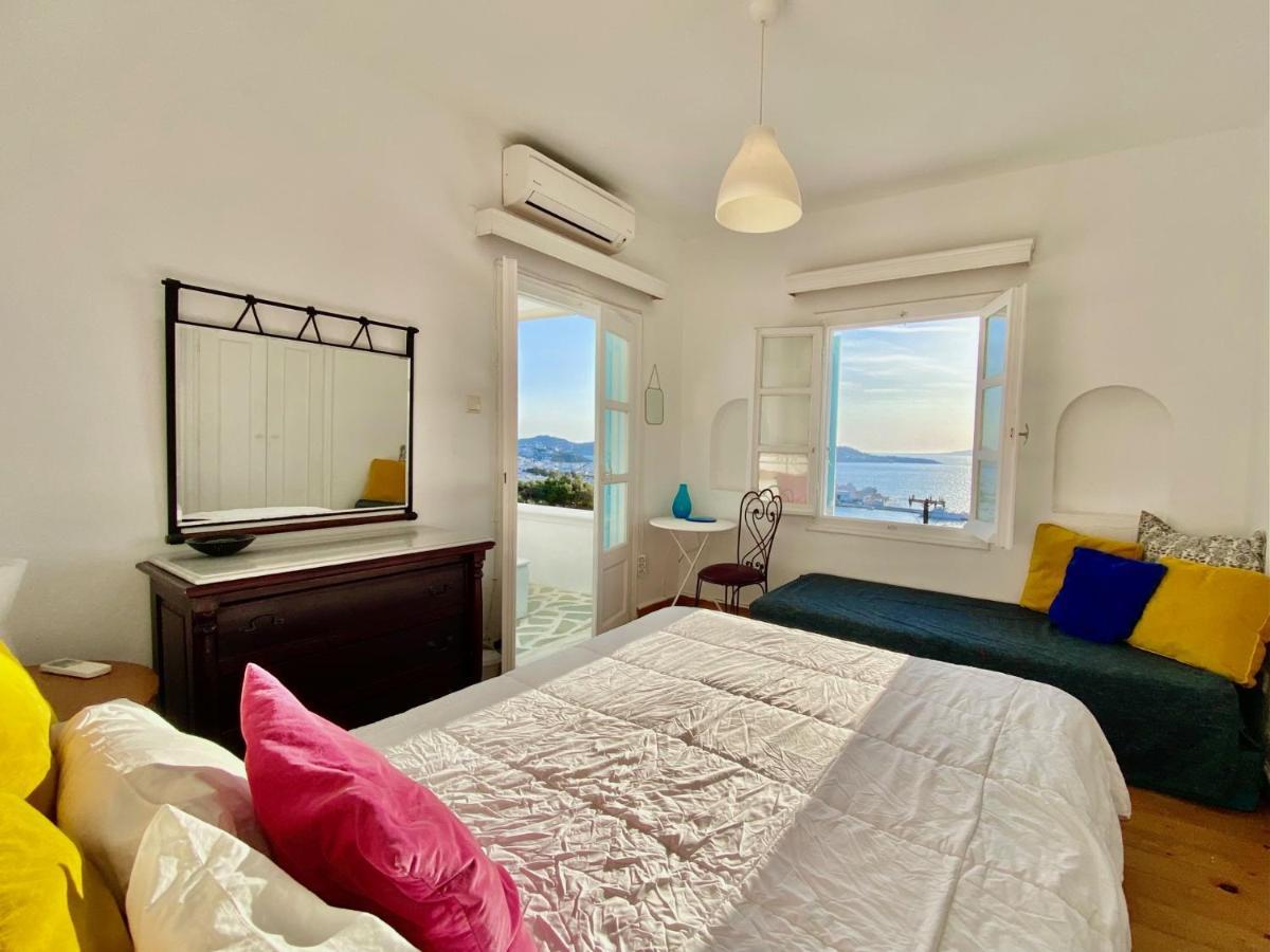 Anemones Sea View Apartment Mykonos Town Bagian luar foto