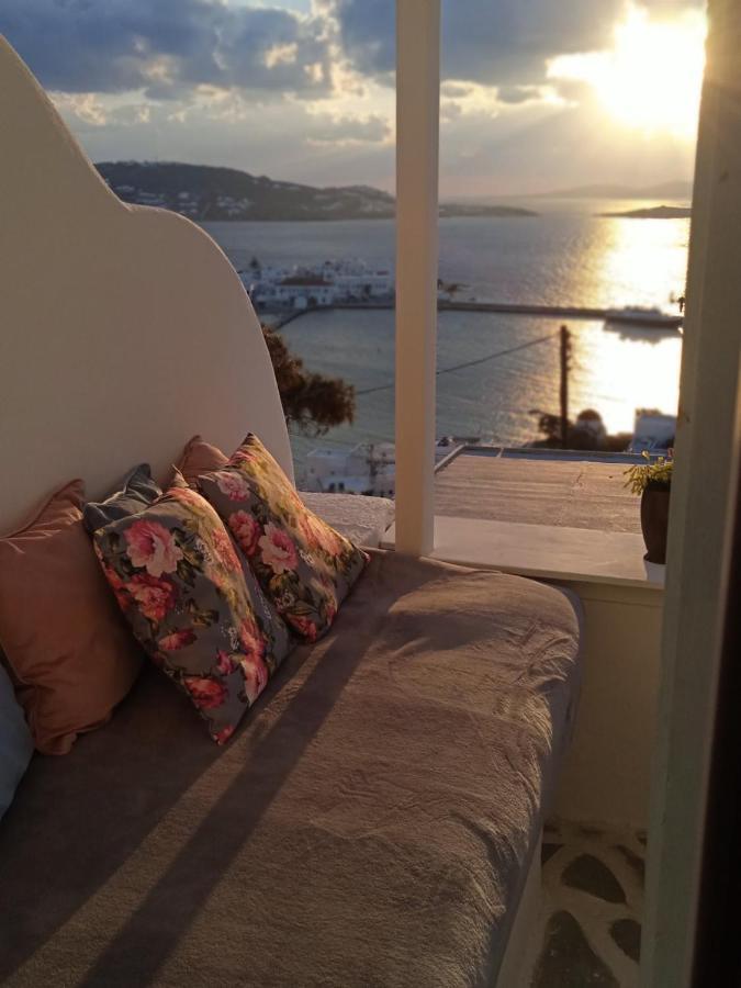 Anemones Sea View Apartment Mykonos Town Bagian luar foto