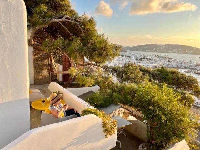 Anemones Sea View Apartment Mykonos Town Bagian luar foto